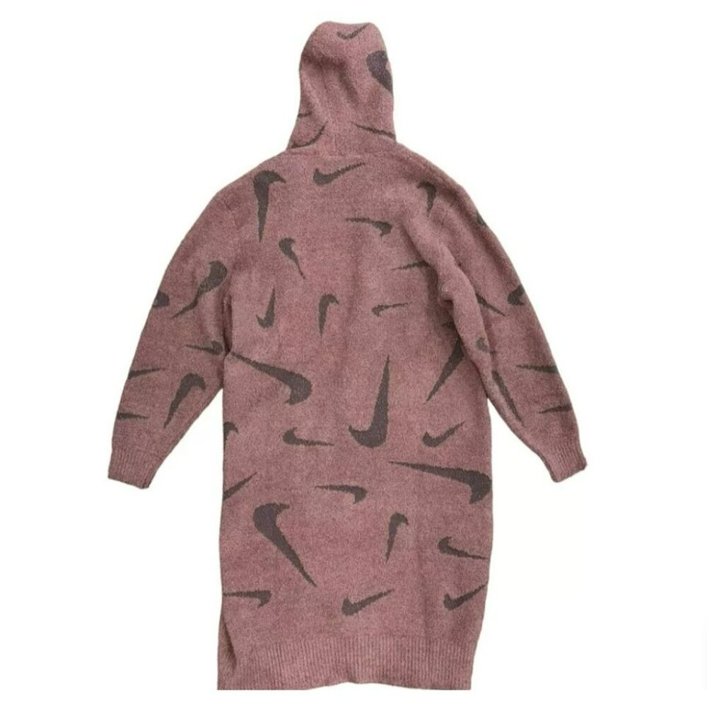 Nike Sportswear Phoenix Cozy Boucle Long Knit Cardigan Size Small NWT FD4282-208 - Picture 5 of 5